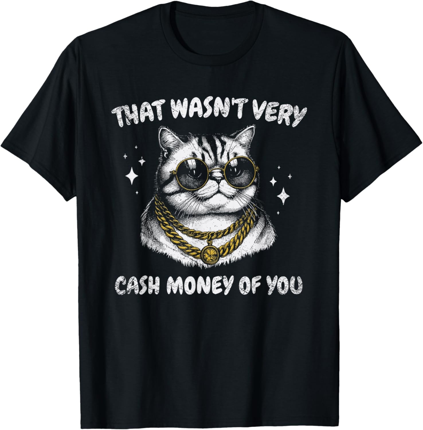 That Wasn’t Very Cash Money Of You Funny Cat Meme T-Shirt