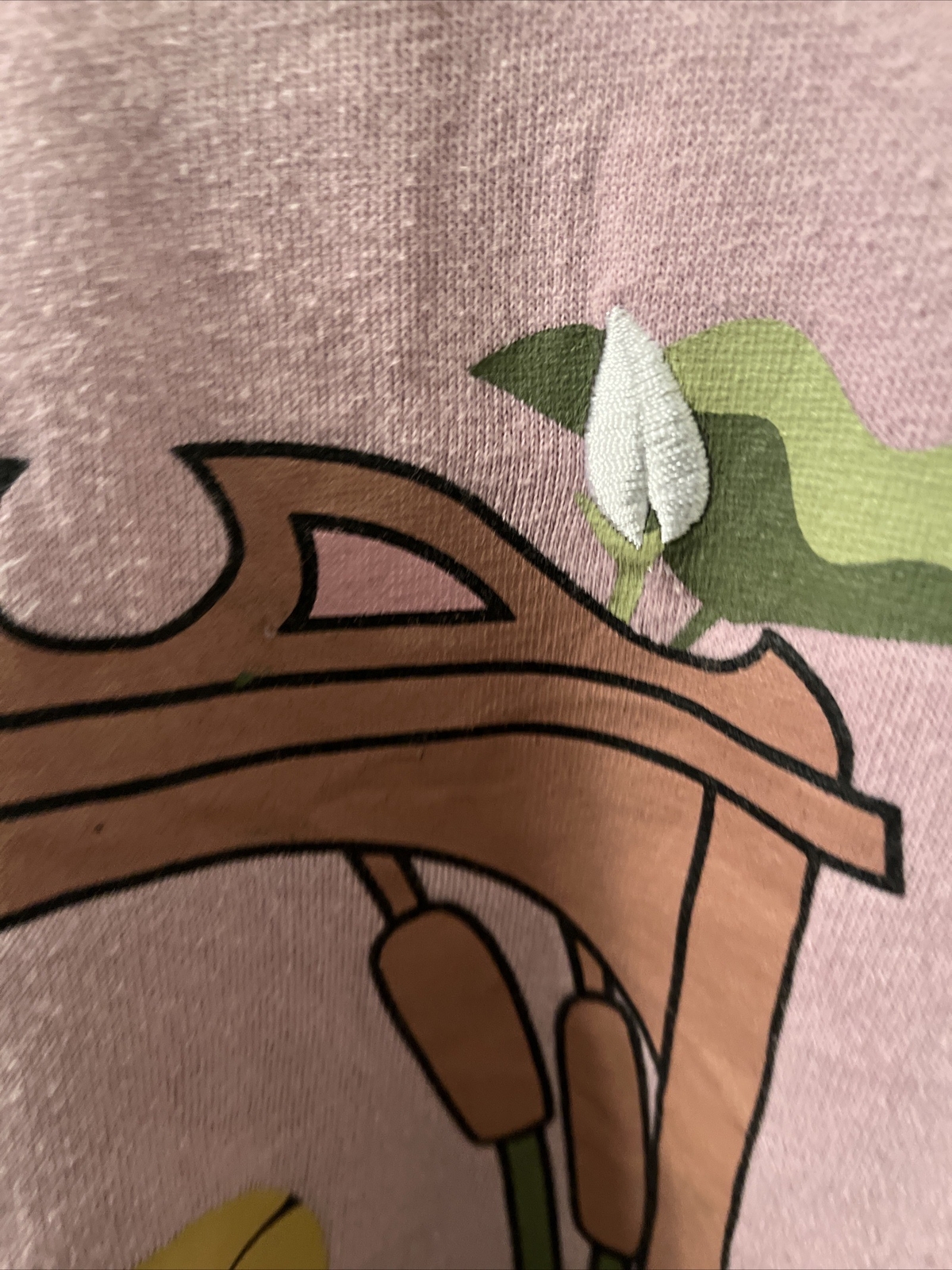 Disney Princess Women’s Sweatshirt Snuggly Duckling Size Unknown Pink