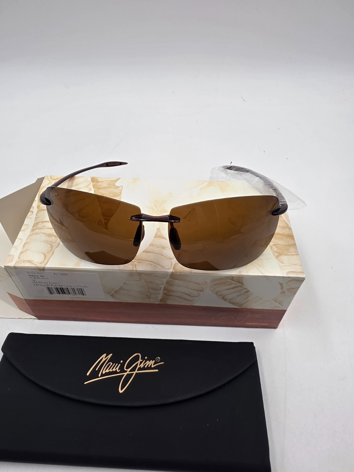 Maui Jim Lighthouse H423-26 MJ Small Tnfold Case w/Cloth