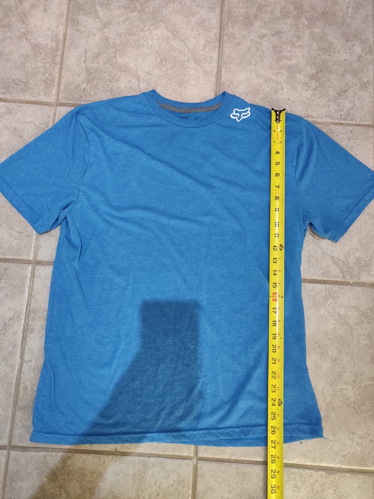 Fox Tech XL Premium Fit Blue Short Sleeve T Shirt