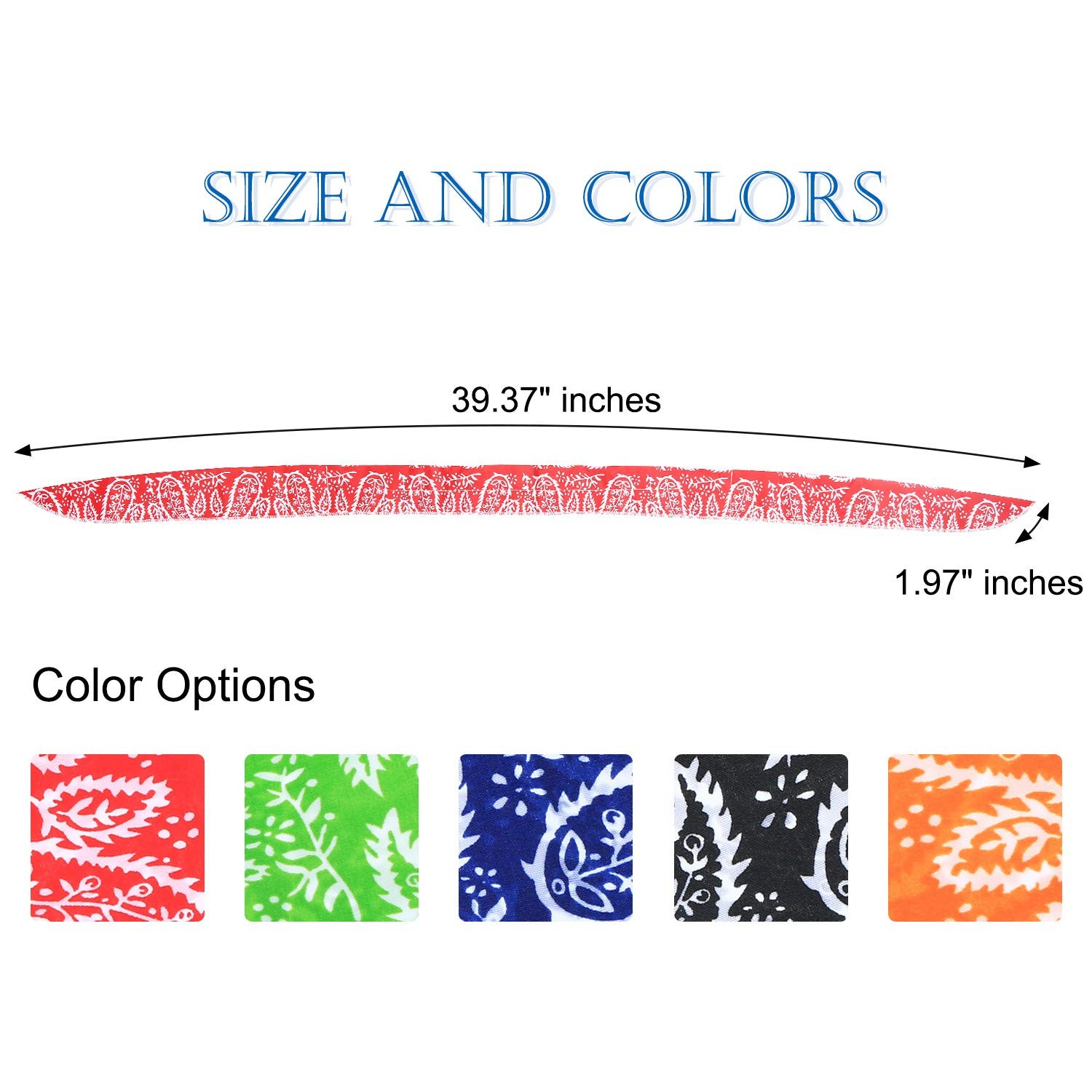 5 Pcs Cooling Neck Wraps Ice Wrap Scarf Cooler for Summer Outdoor Multi Colors