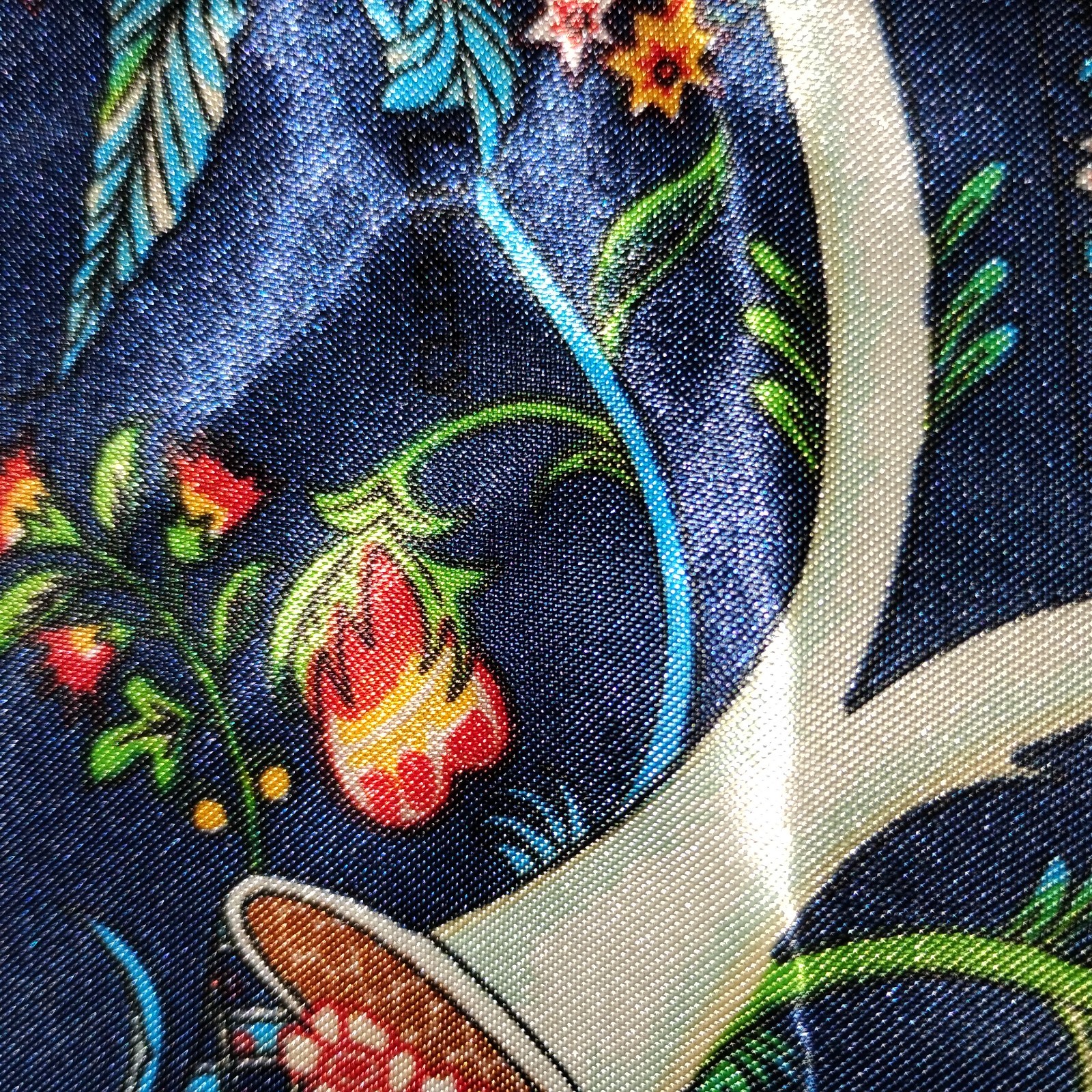 Liberty Of London 100% Silk Tree Of Life Scarf-Made In Italy- 35″ Square