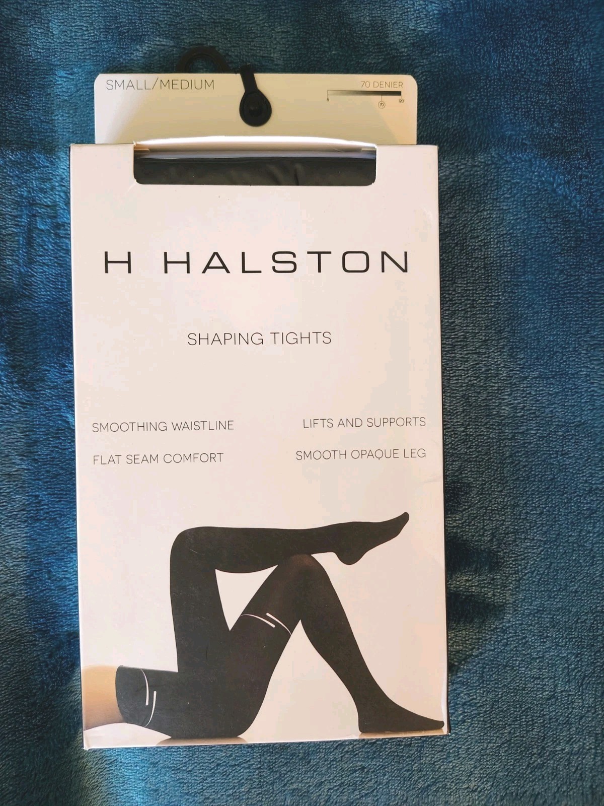 H Halston Women’s Shaping Tights Size Small/Medium (Black)