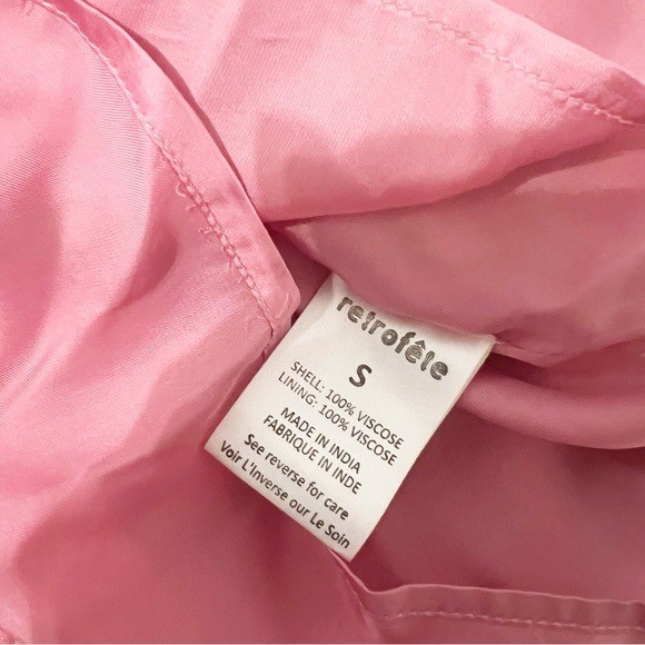 NWT Retrofete Jill Sequin Mini Dress Pink Cocktail Size Small S