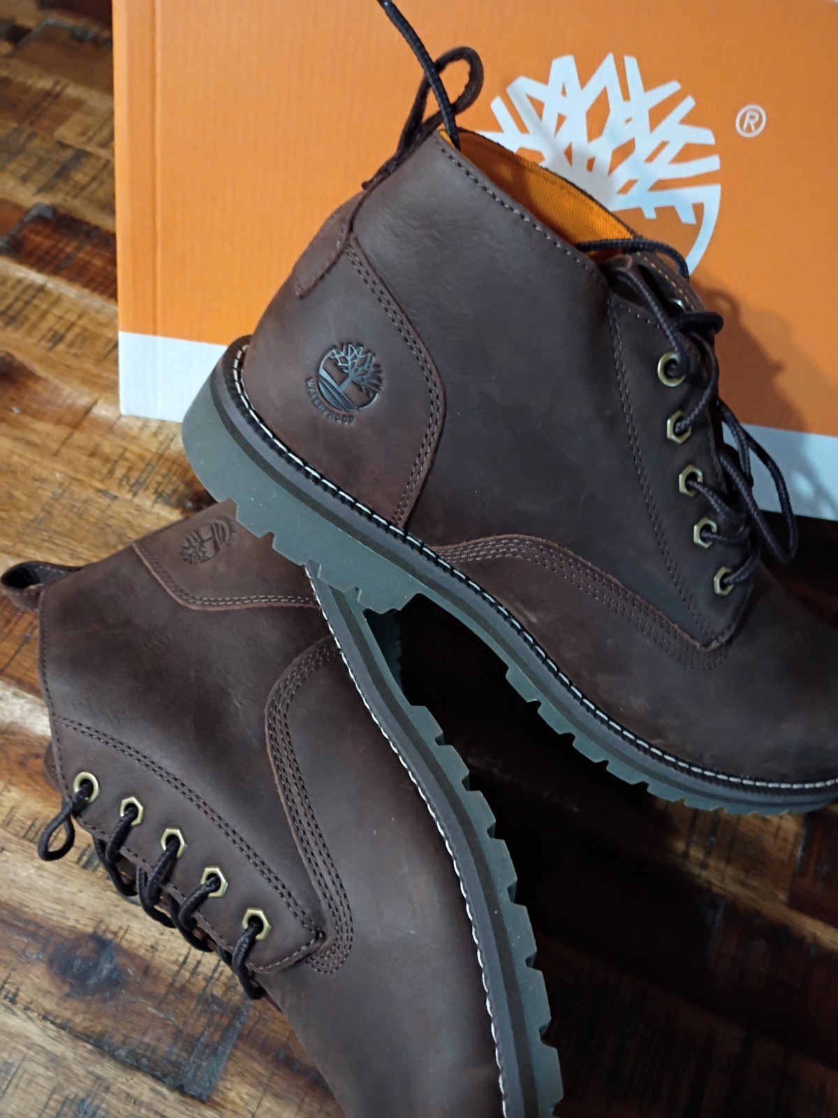 Mens Timberland Redwood Falls Premium Waterproof Leather Chukka Boot Sz 11.5
