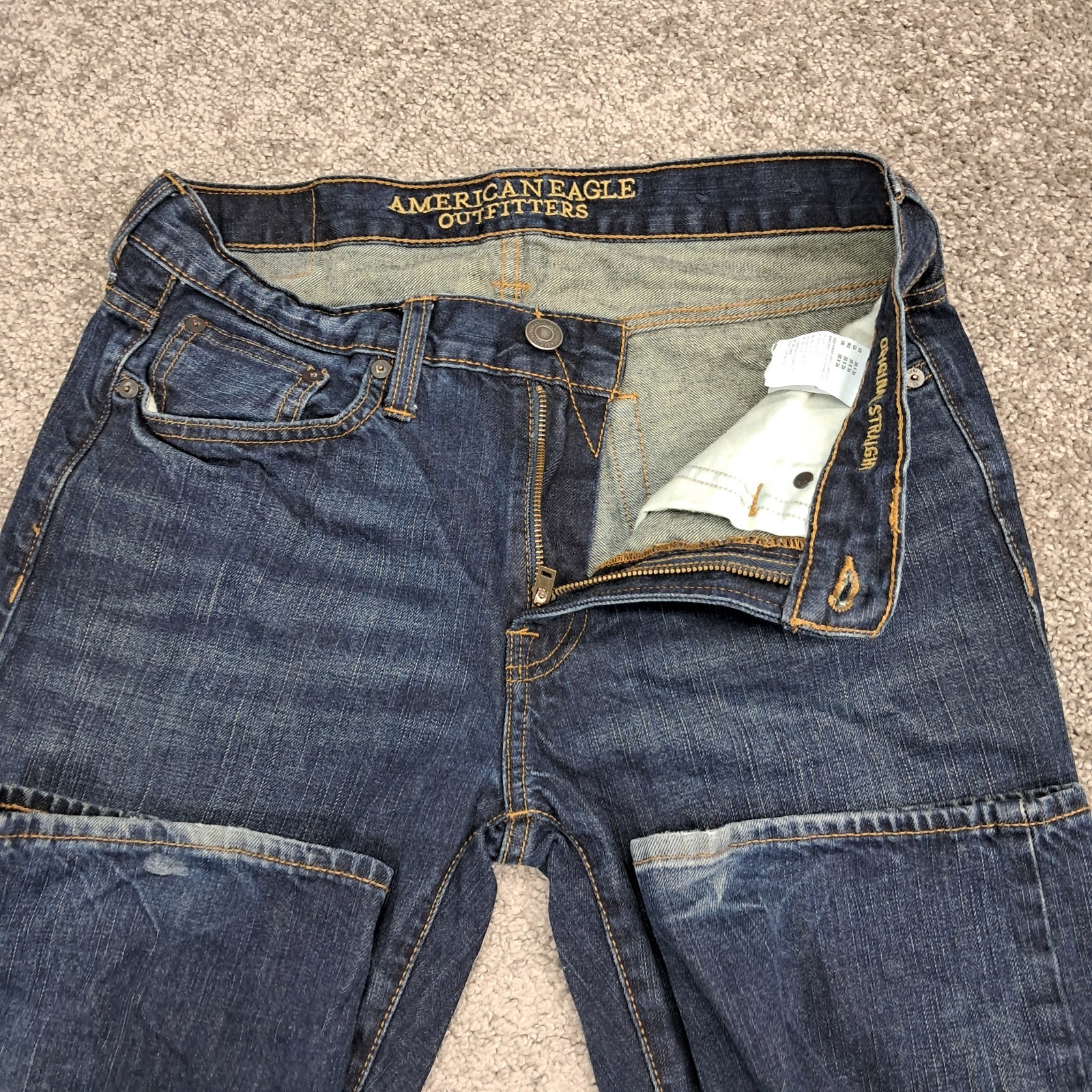 American Eagle Outfitters Women’s Original Straight Jeans Blue 30×36