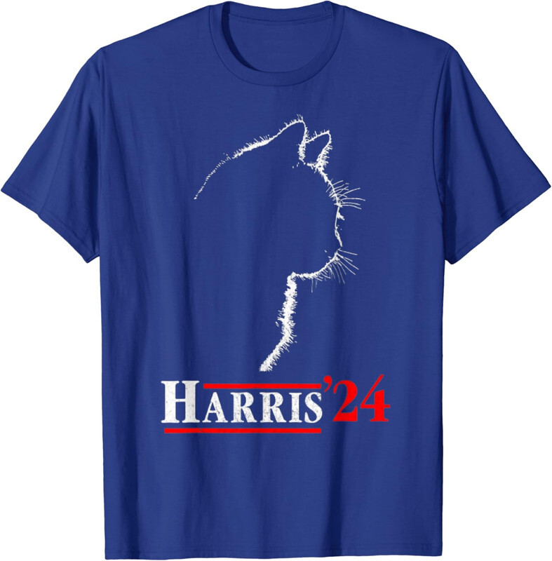 Cat Ladies Kamala Harris 2024 Comma La For The People, 47 I am Speaking T Shirt