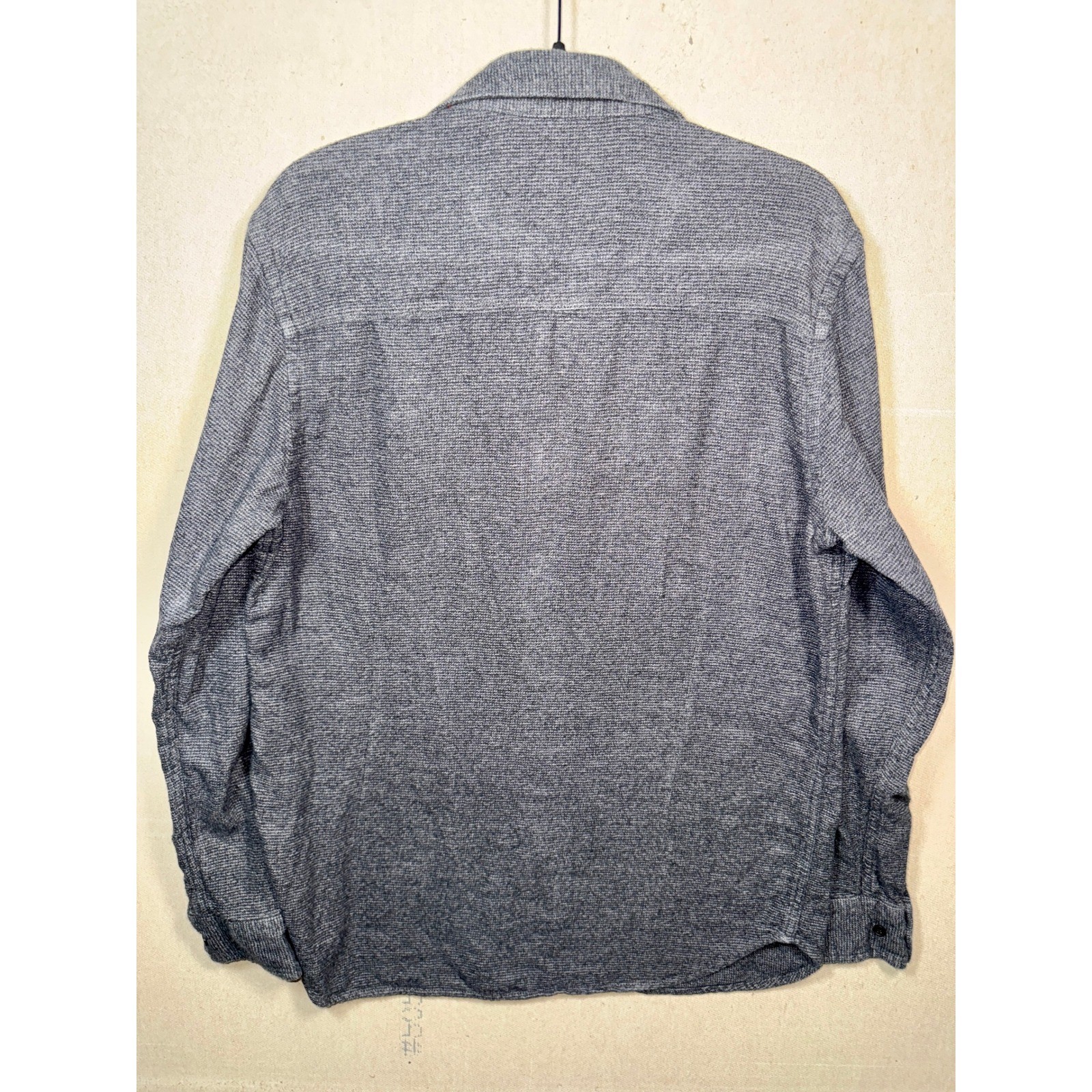 Howe N°65 Men’s Gray Button Down Shirt Long Sleeve Casual XL