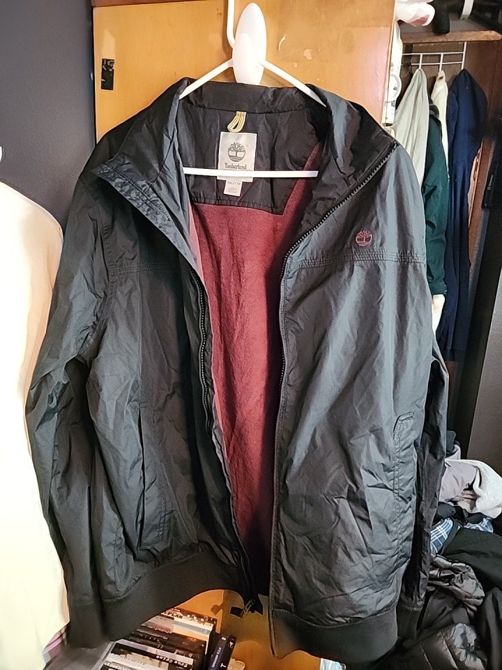 Timberland Waterproof fleece lined Windbreaker Men’s Full Zip Jacket XXL