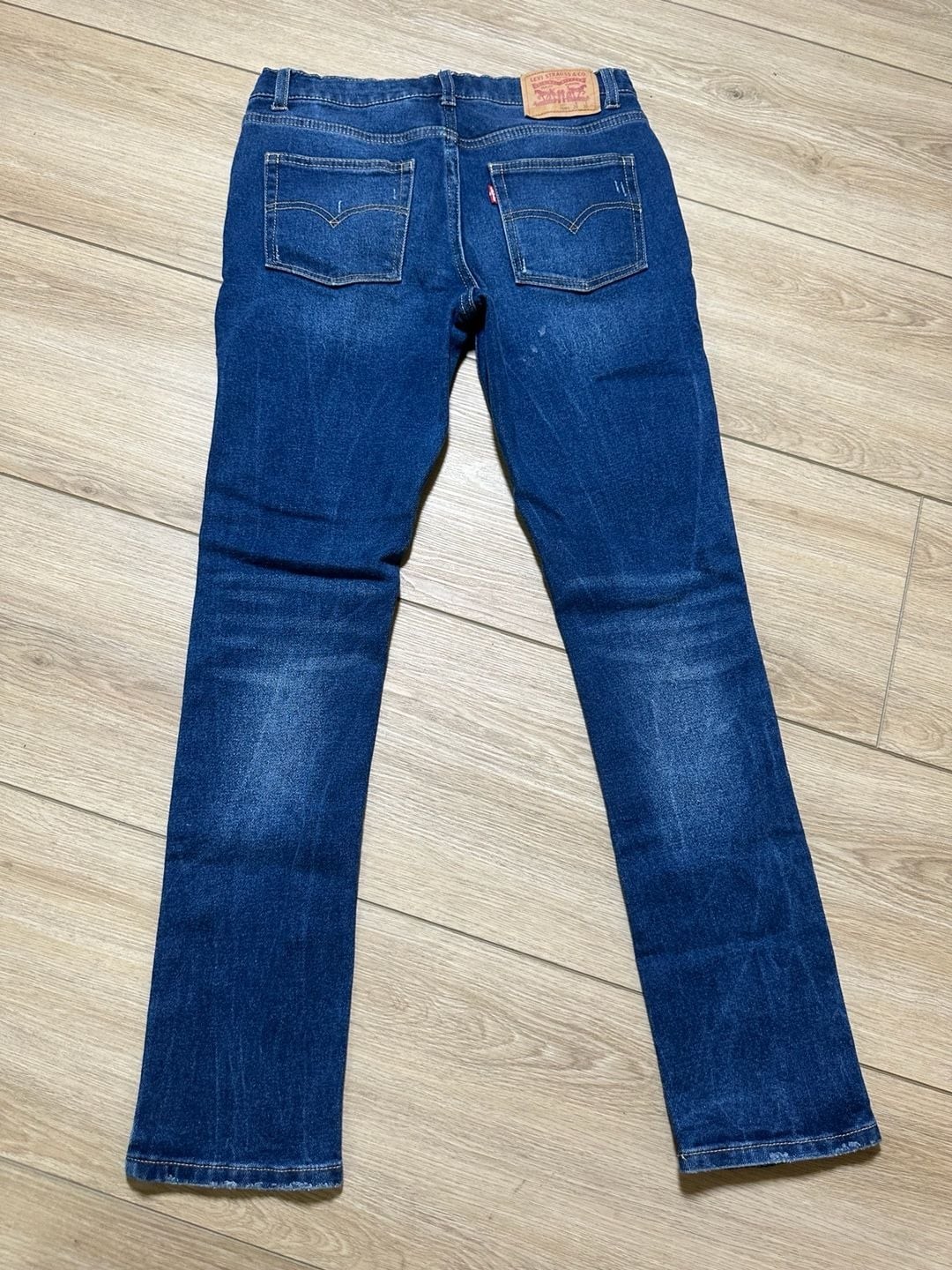 Levi’s Skinny Taper Jeans Boys Size 16 28×30 Distressed