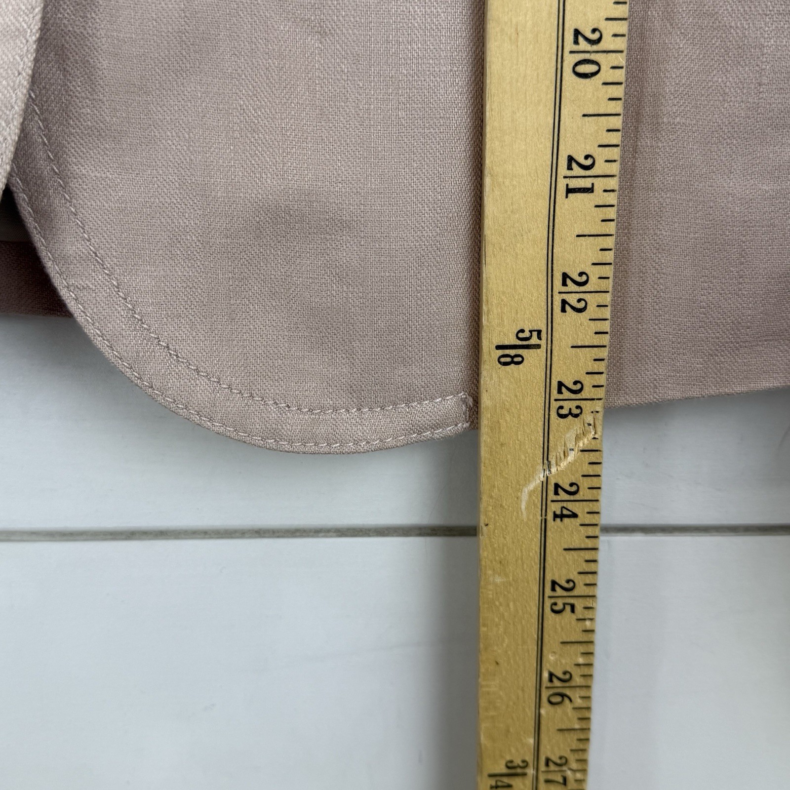 J. Crew KEATING BOY Blazer Jacket 100% Linen Blush Herringbone 37358 Women 2