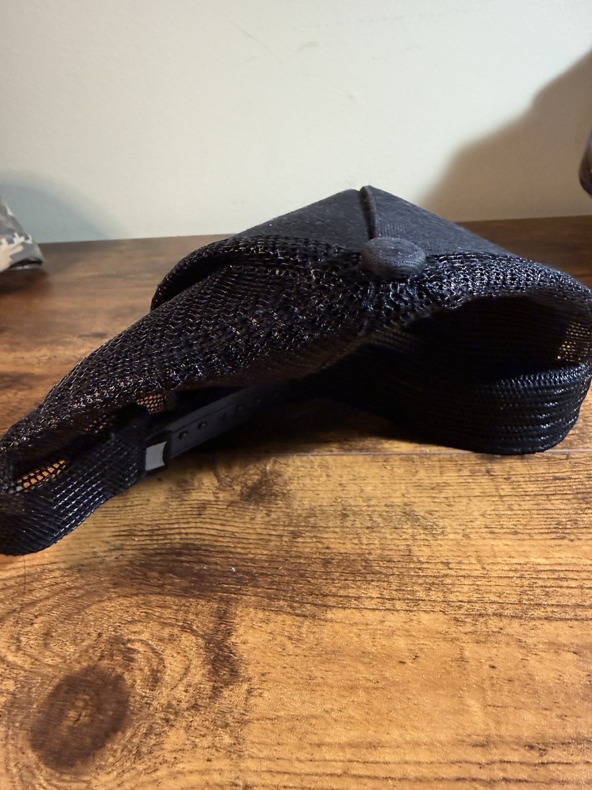 Black Trucker Hat Men’s Solid Casual Mesh Back Adjustable One Size Fits