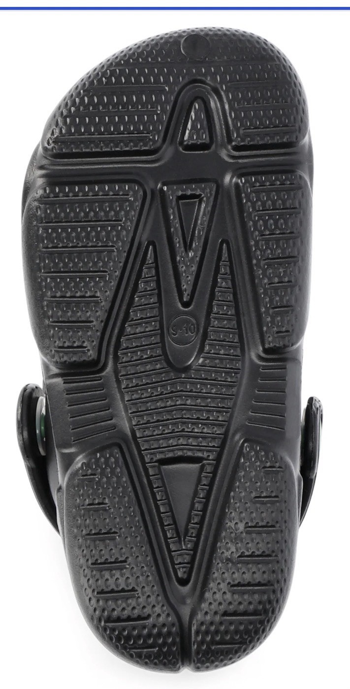 Teenage Mutant Ninja Turtles Toddler Boys Size 9-10 Waterproof Clogs Black
