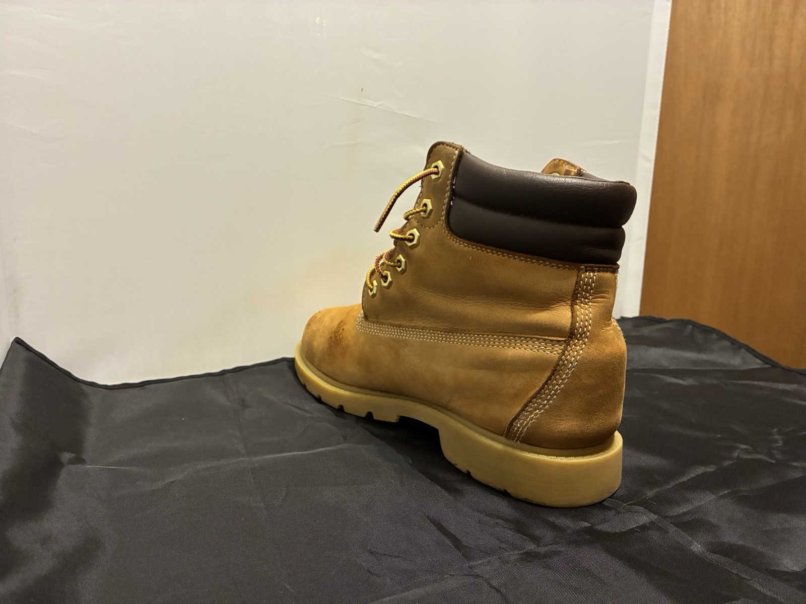 Timberland Men’s Brown Leather Ankle Work Boots Lace-Up 200g Insulation US 8