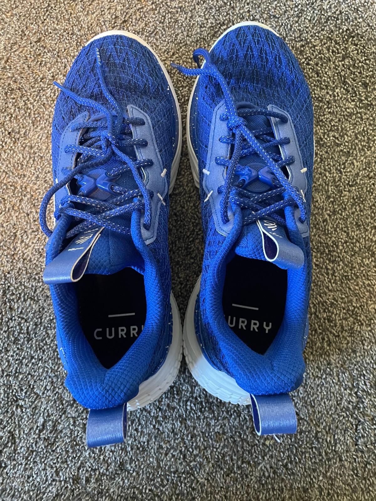 curry 10 flow team royal blue size 11.5