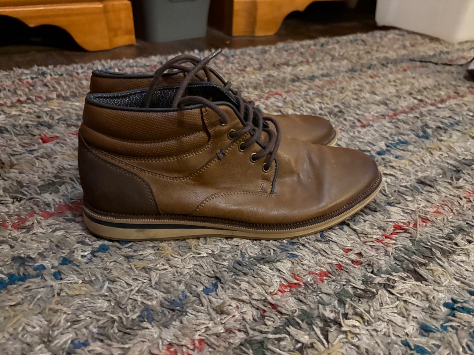 brown dress shoes size seven Sonoma goods for life