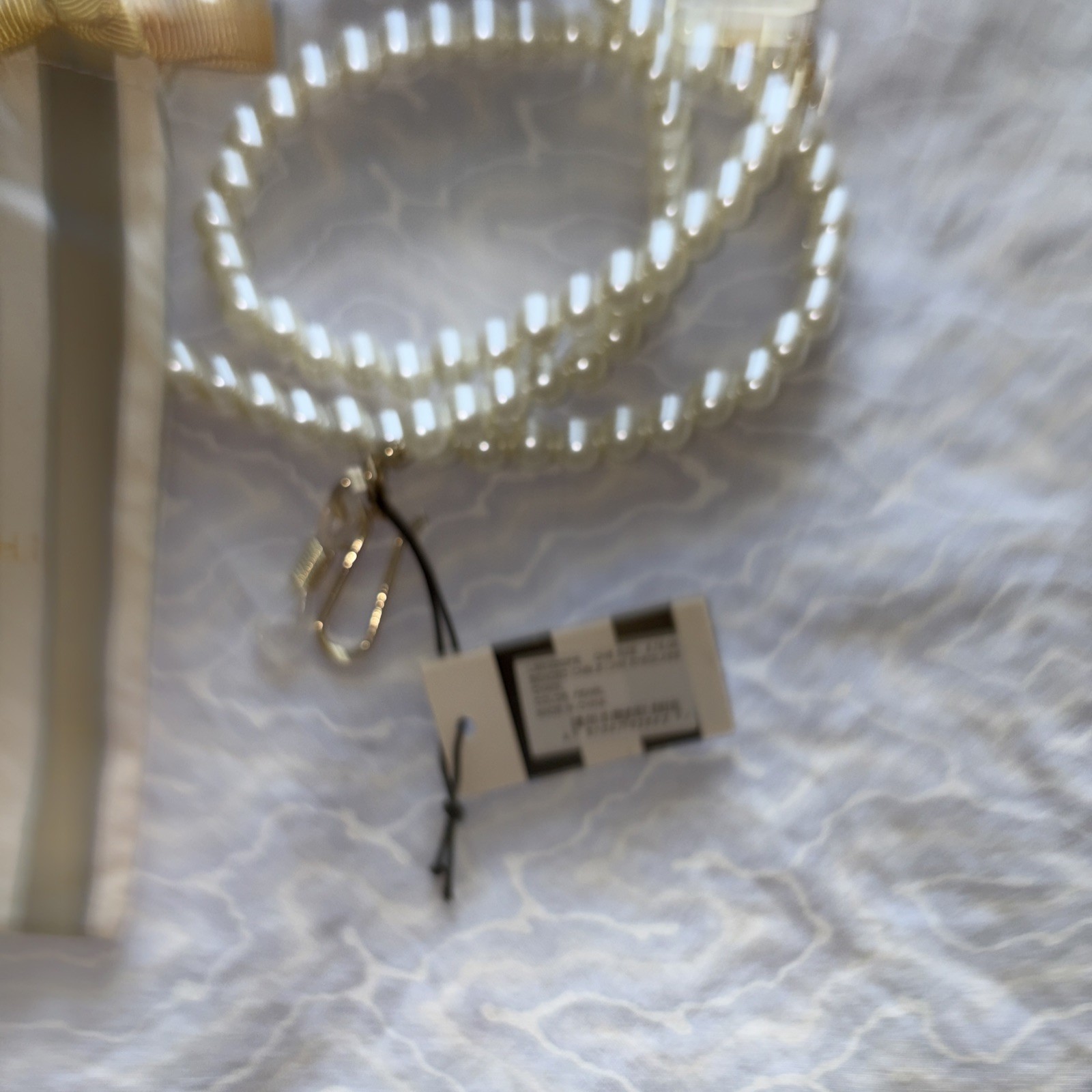 NWT LELE SADOUGHI PEARL BEADED CABLE EYEGLASS CHAIN INCLUDES BAG
