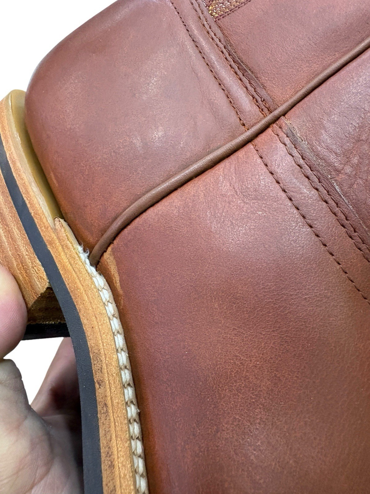 Hondo 2644 Maple Crazy Horse, Full Rubber Sole Cowboy Boots FACTORY SECONDS