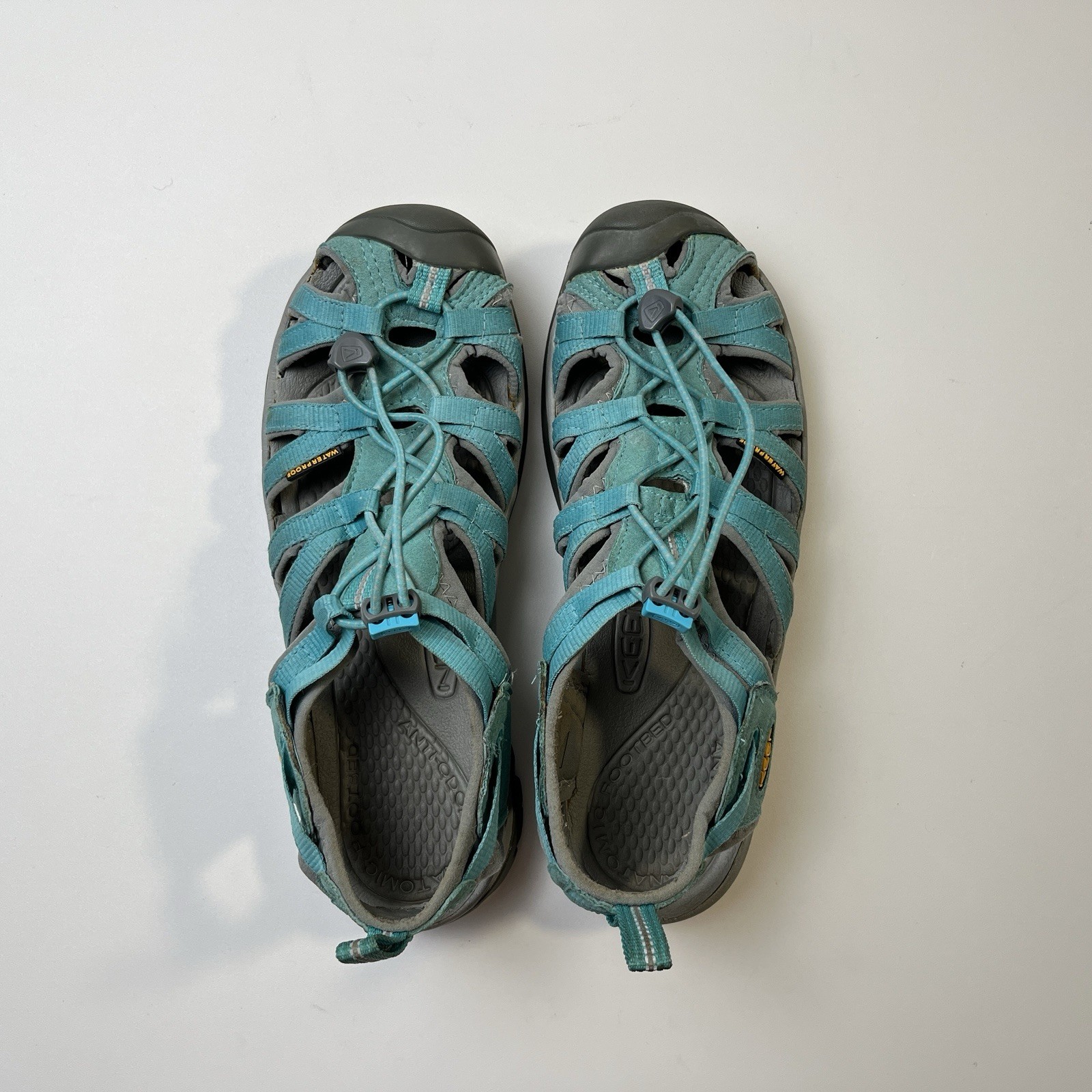 KEEN Whisper Waterproof Sport Sandals Turquoise Blue Women’s Size Unknown Hiking