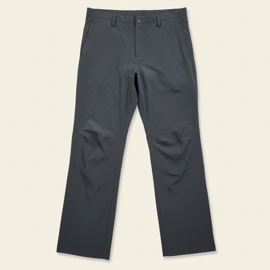 Paskho Wild Long Haul Flight Pants Mens XL Grey Tech Stretch Utility Travel Work