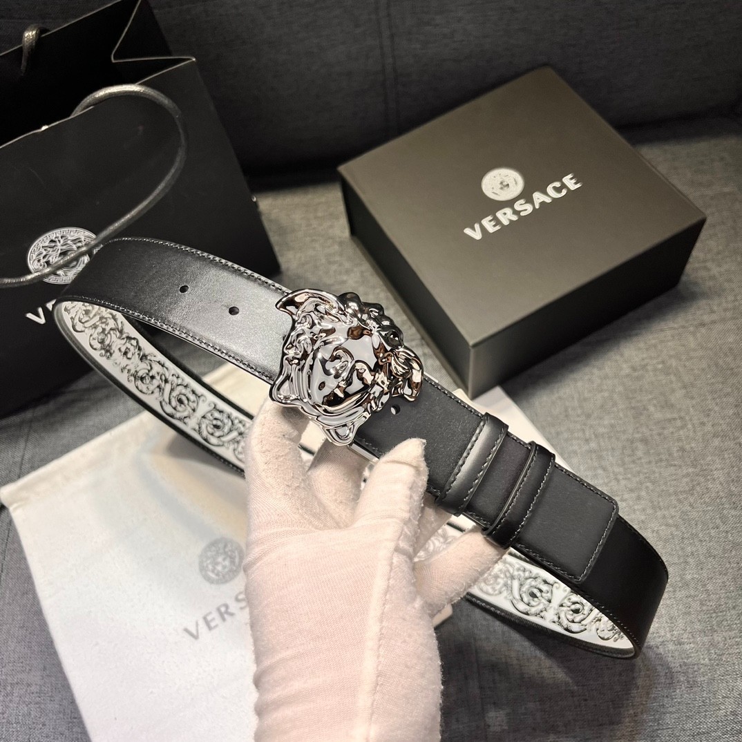 Versace belt REVERSIBLE for sale authentic Classic Belt Width:4.0cm/1.57in