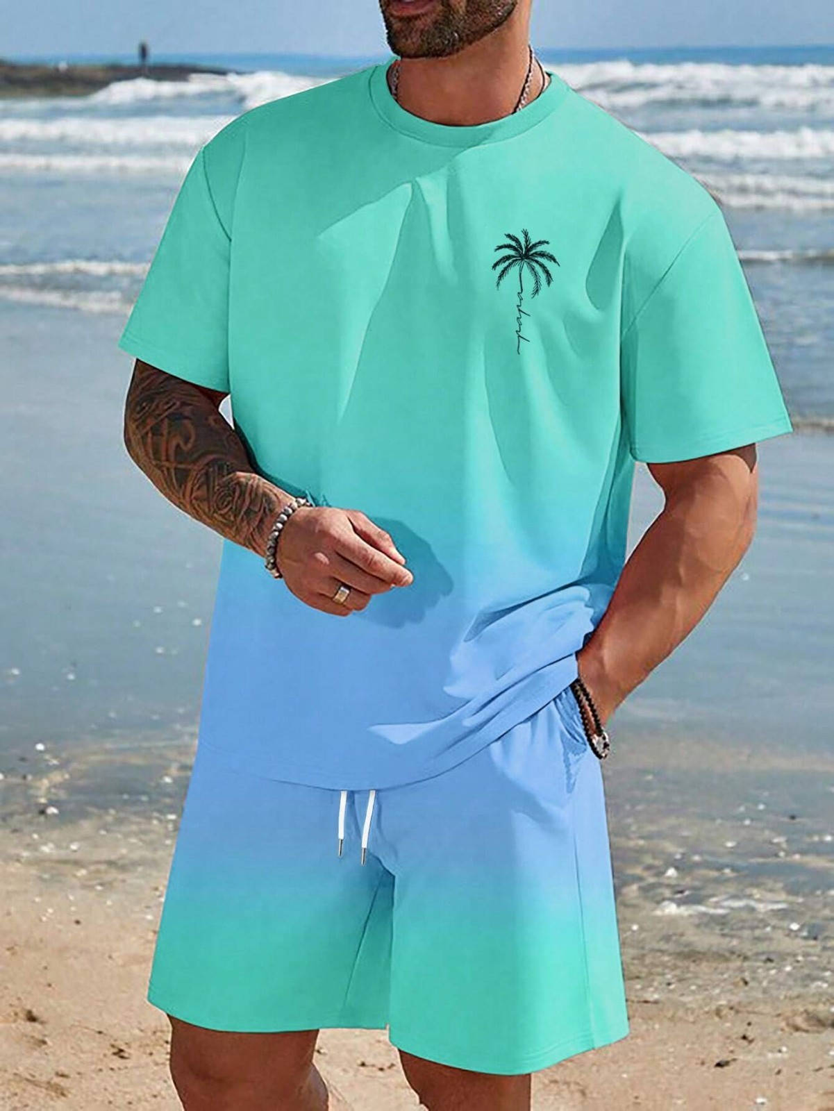 Men’s Short And Short Sleeve Set Up To 6X