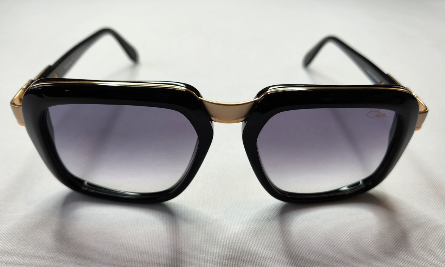 CAZAL LEGENDS MOD. 616/3 COL. 001 BLACK GOLD SUNGLASSES MADE IN GERMANY