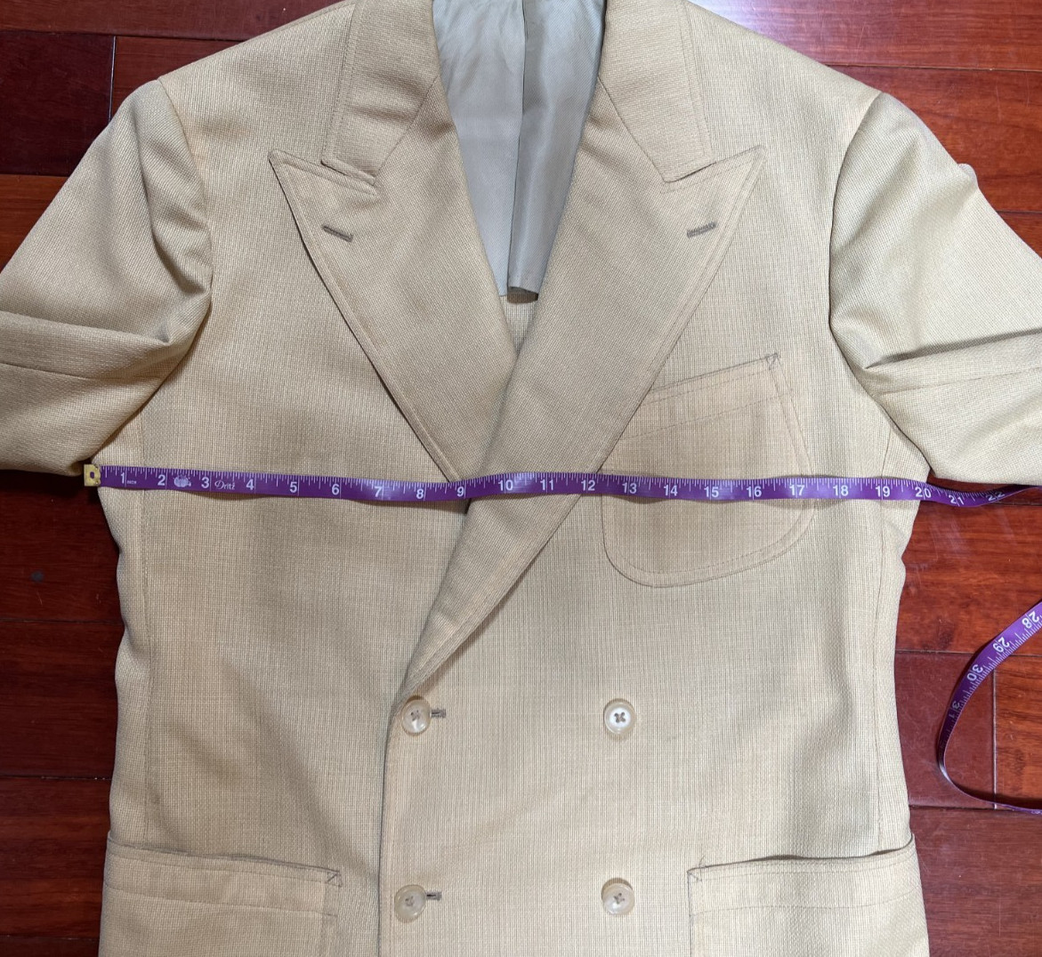 The Armoury Ring Jacket Model 16 Made in Japan Wool Blazer Soft Yellow