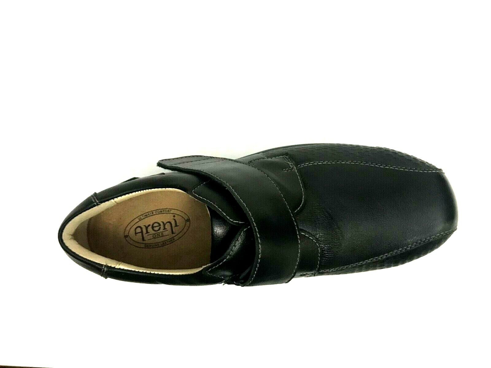 ARENI ONE Mens Shoes, black color, “Reveler” model, Size 8.5, width WW (4 E)+