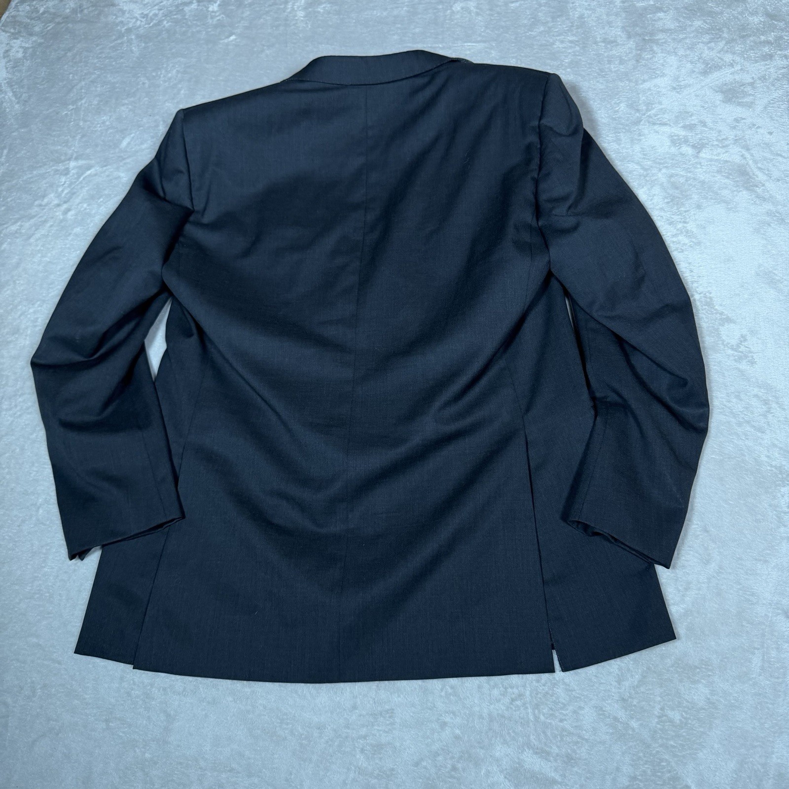 Ermenegildo Zegna Blazer Mens 40 Black Manhattan Peak Multiseason Sport Coat