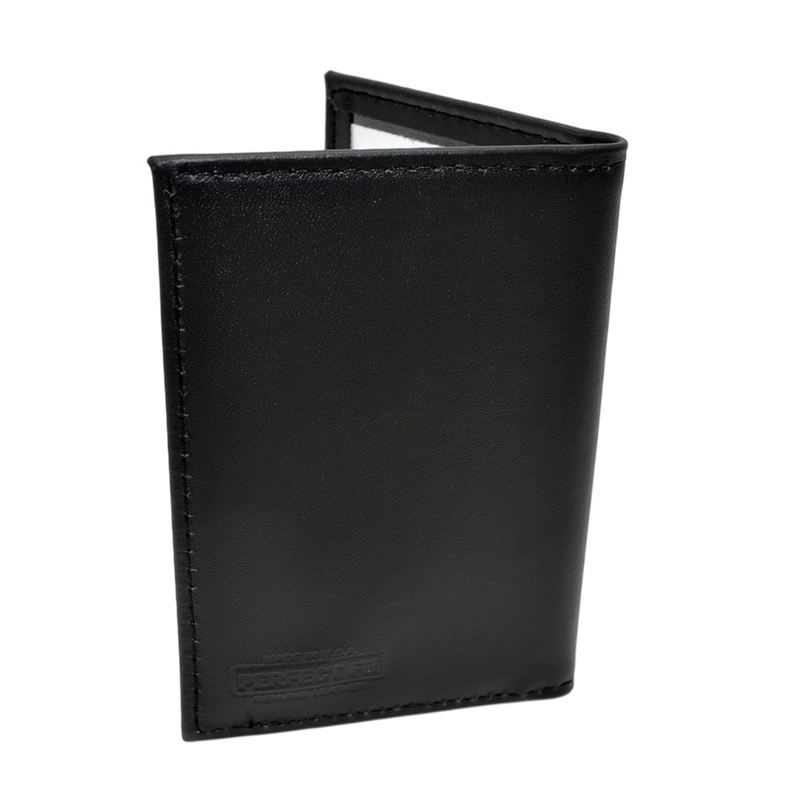 Perfect Fit Double ID Credential 3 1/8″ X 5″ Case License Card Dress Leather FBI