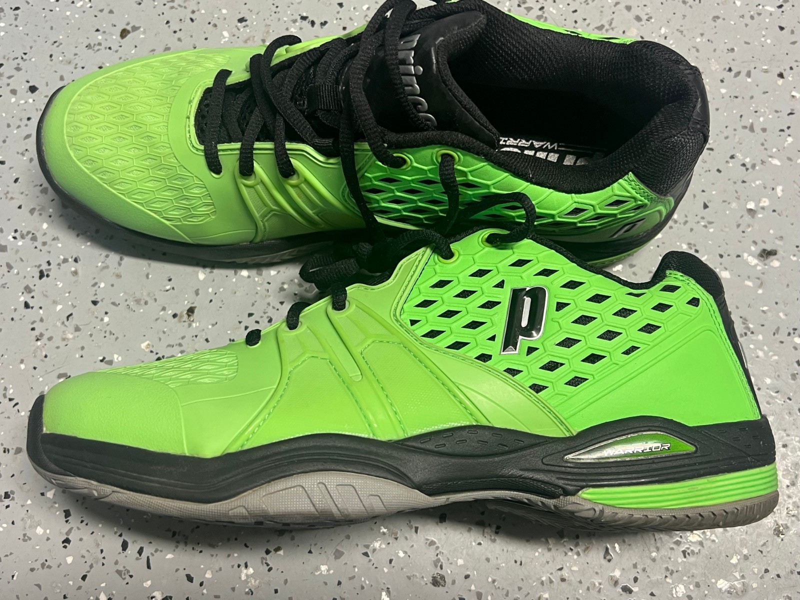 Prince Warrior TeXtreme Limited Edition Tennis Shoe Green / Black – US Size 11