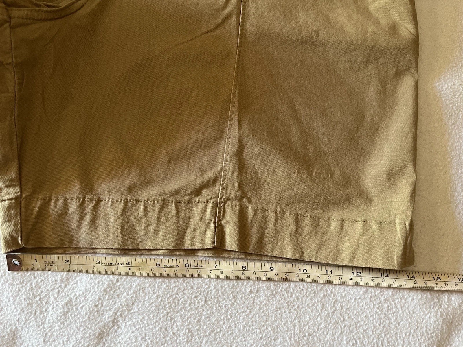 Women’s Lee Mid Rise Bermuda Shorts Wheat Size 18W