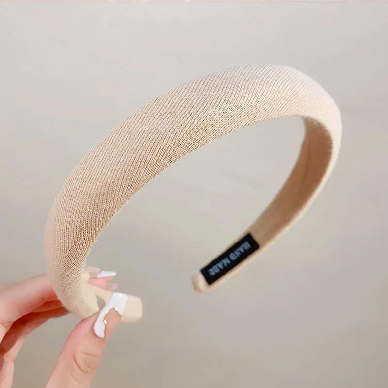 New Colorful Spong Linen Hairbands for Women Girls Fashion Hair Accessories Head