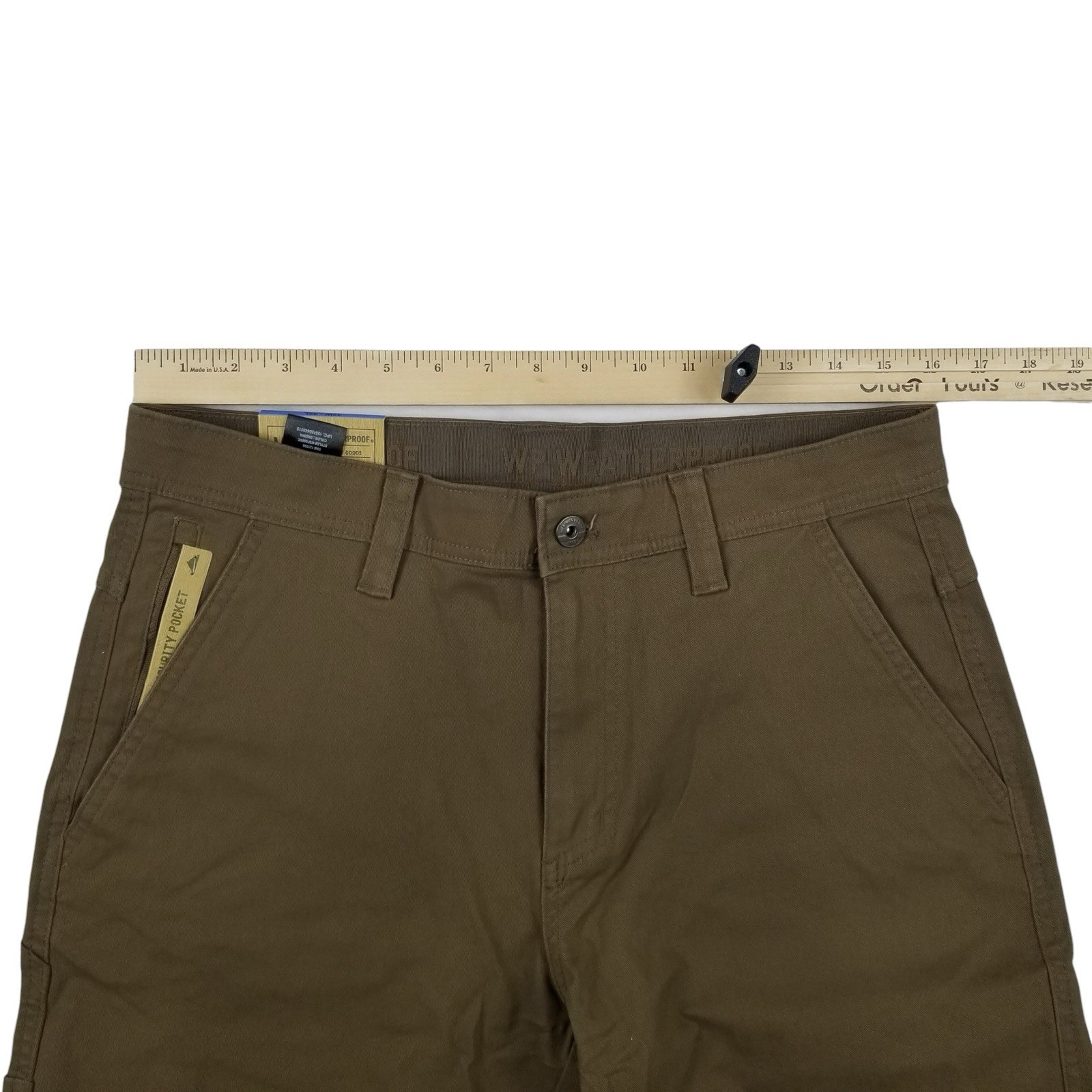 Weatherproof Men’s Brown Pants Stretch Fabric The Commuter Pants 32×32