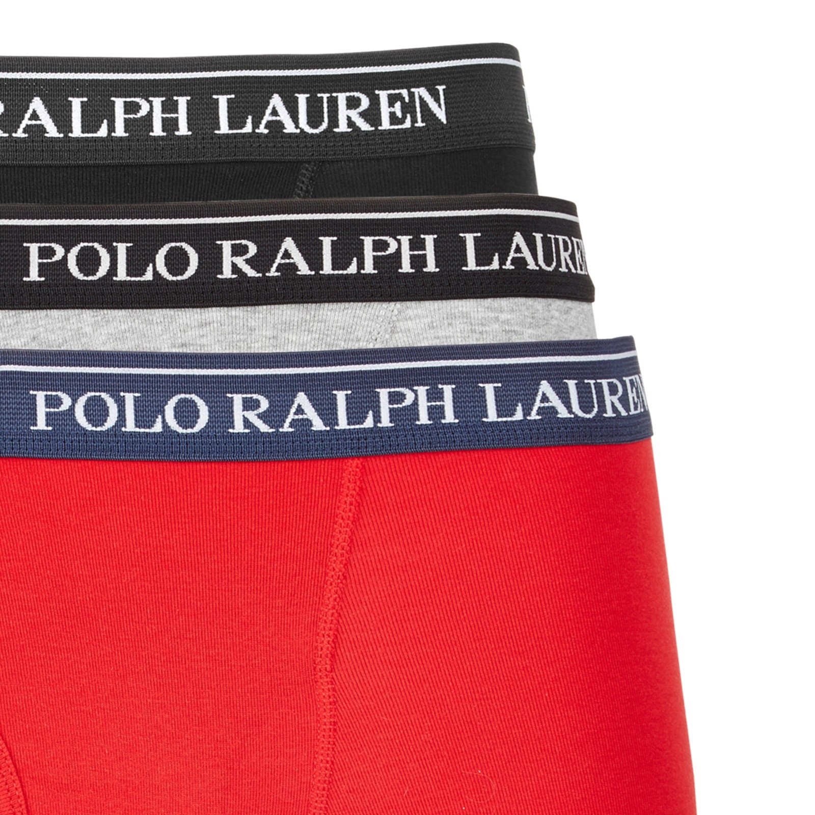 Polo Ralph Lauren Boxer Briefs – Assorted Black/Gray/Red – Men’s Cotton