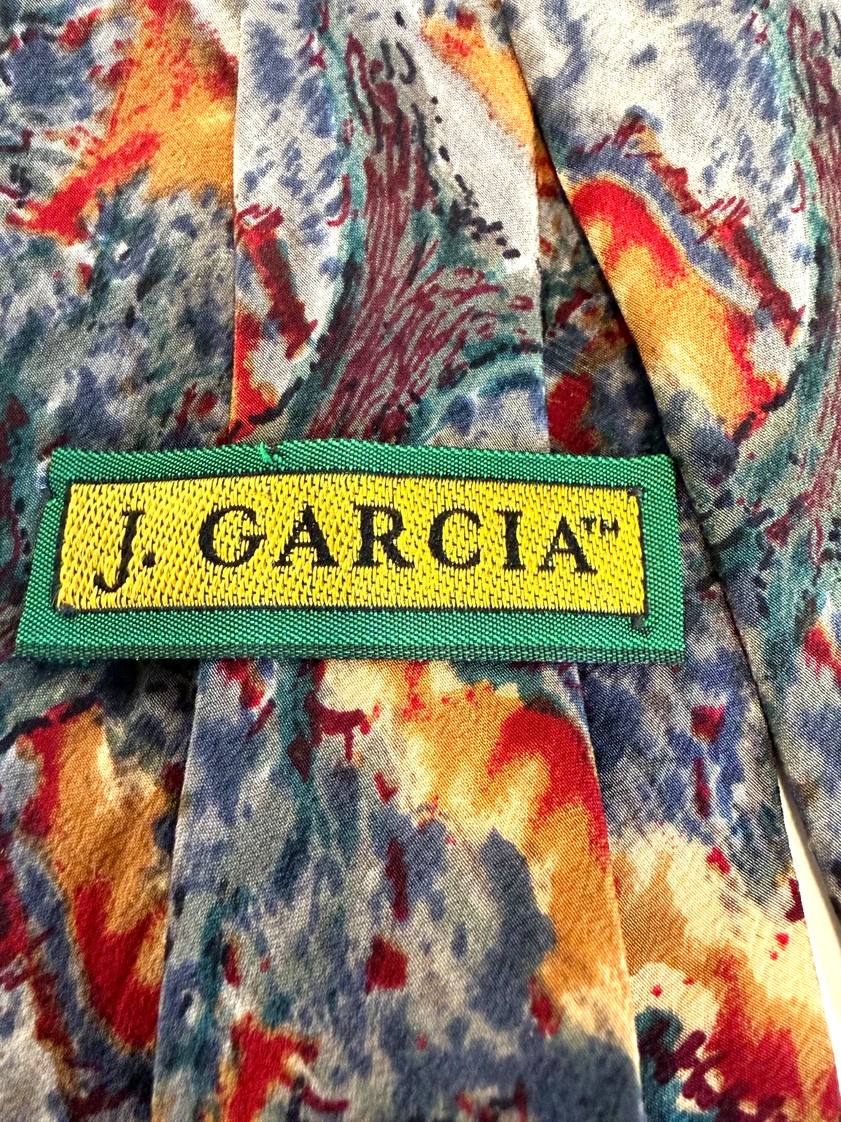 J. Garcia Vintage Tie Lot of 4 abstract geometric 80s 90s Y2K Modern 100% Silk