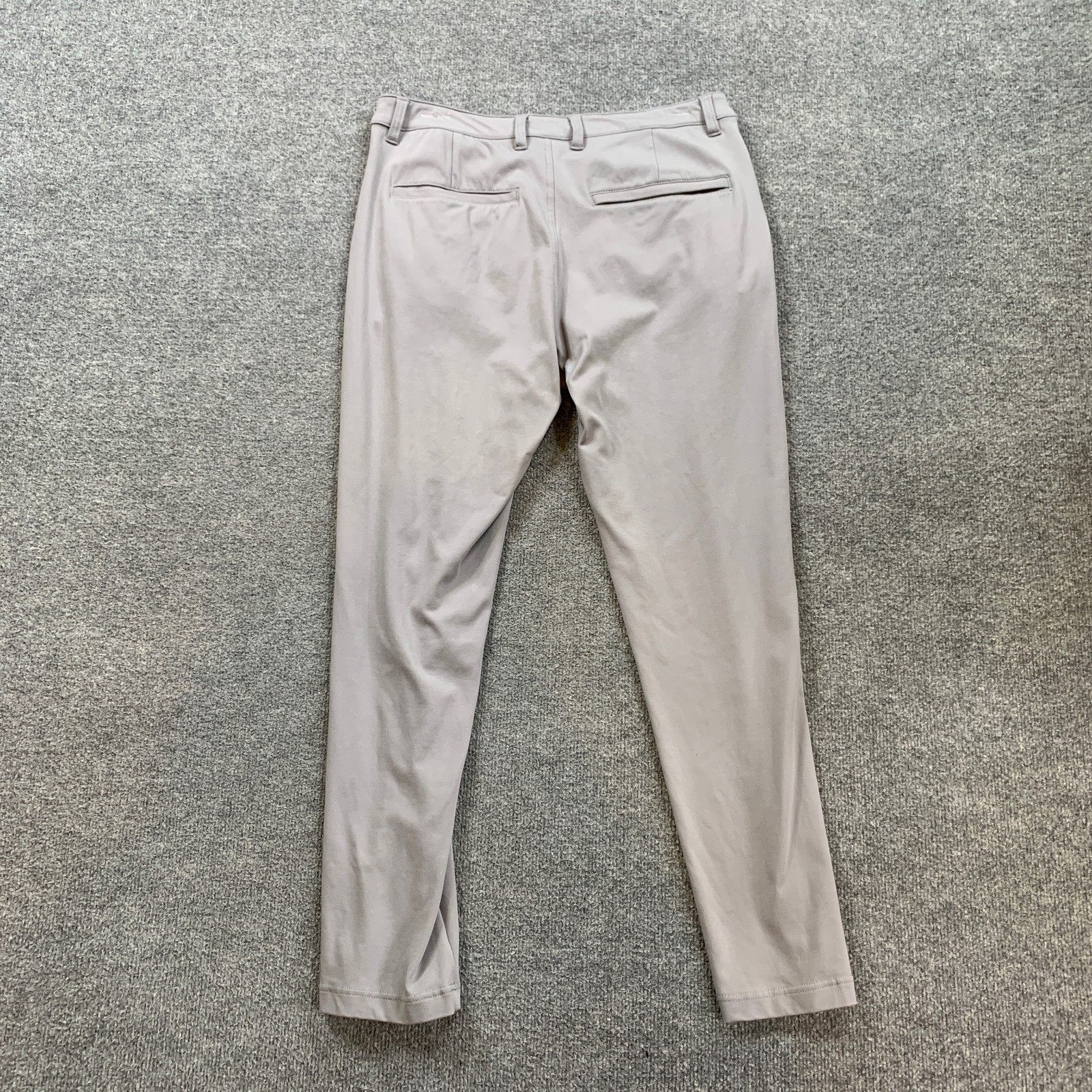 Into The Am Pants Mens 33 Ash Ankle Slim 4-Way Stretch Viscose Nylon Blend