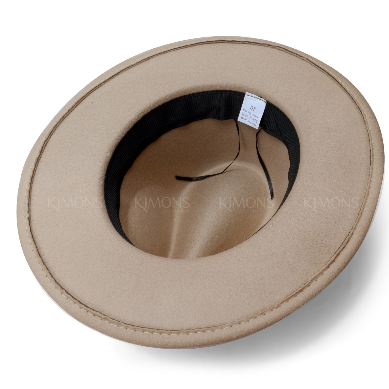 Wool Fedora Hat Felt Panama Cap Jazz Classic Wide Brim Belt Buckle Church Cowboy