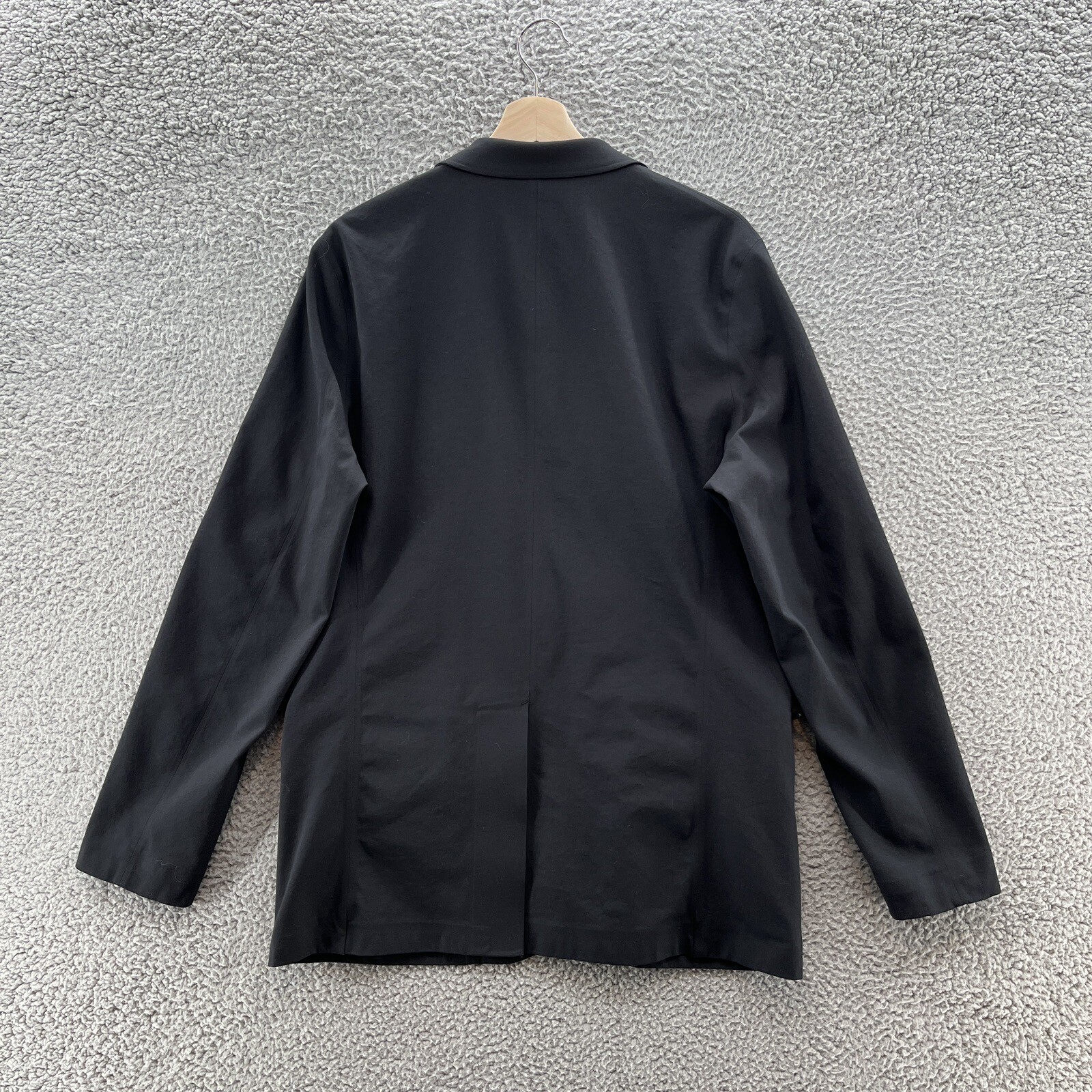 Paskho Sport Coat Mens Medium Black Slim Fit Technical Travel Blazer