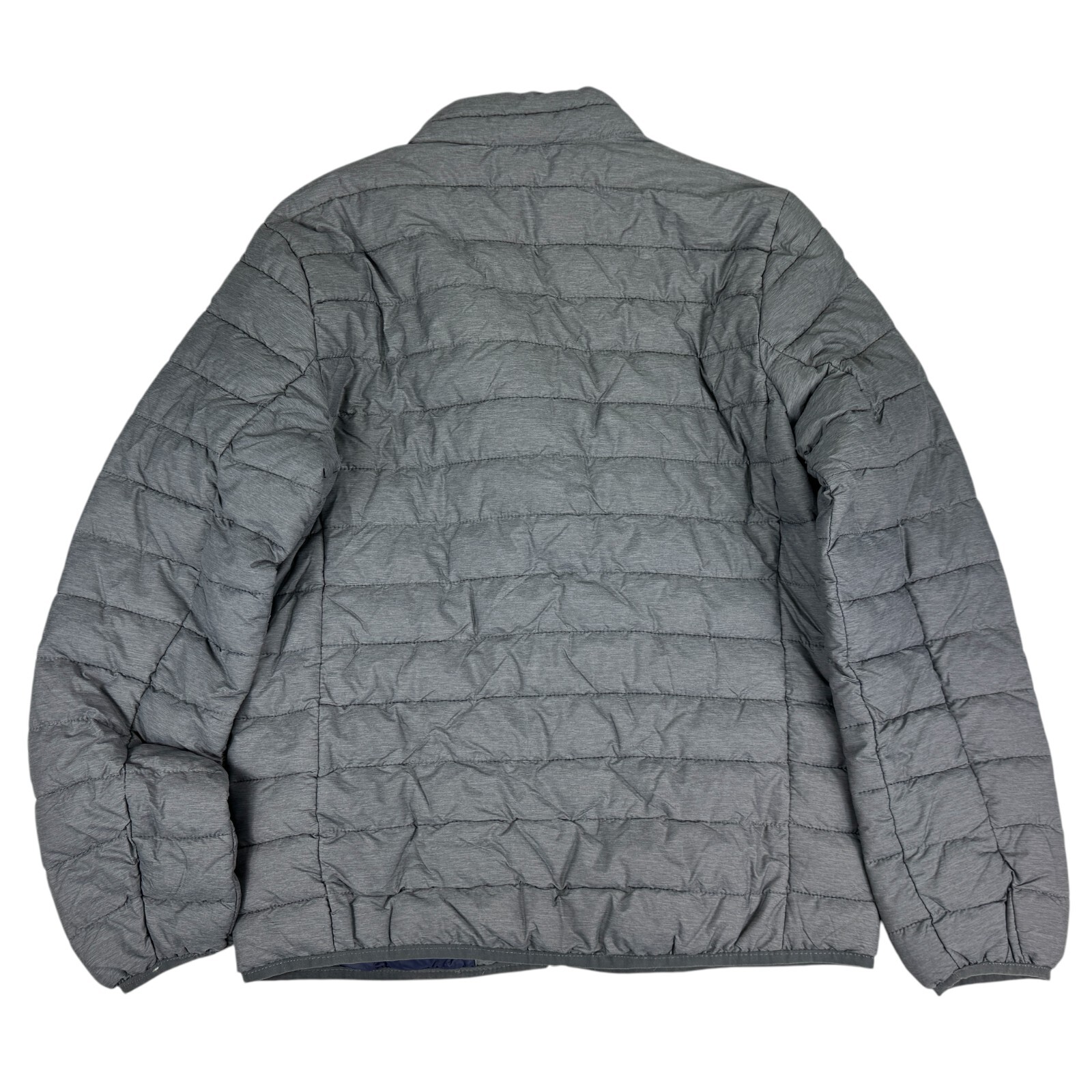 Club Room Mens Quilted Packable Puffer Jacket Gray S