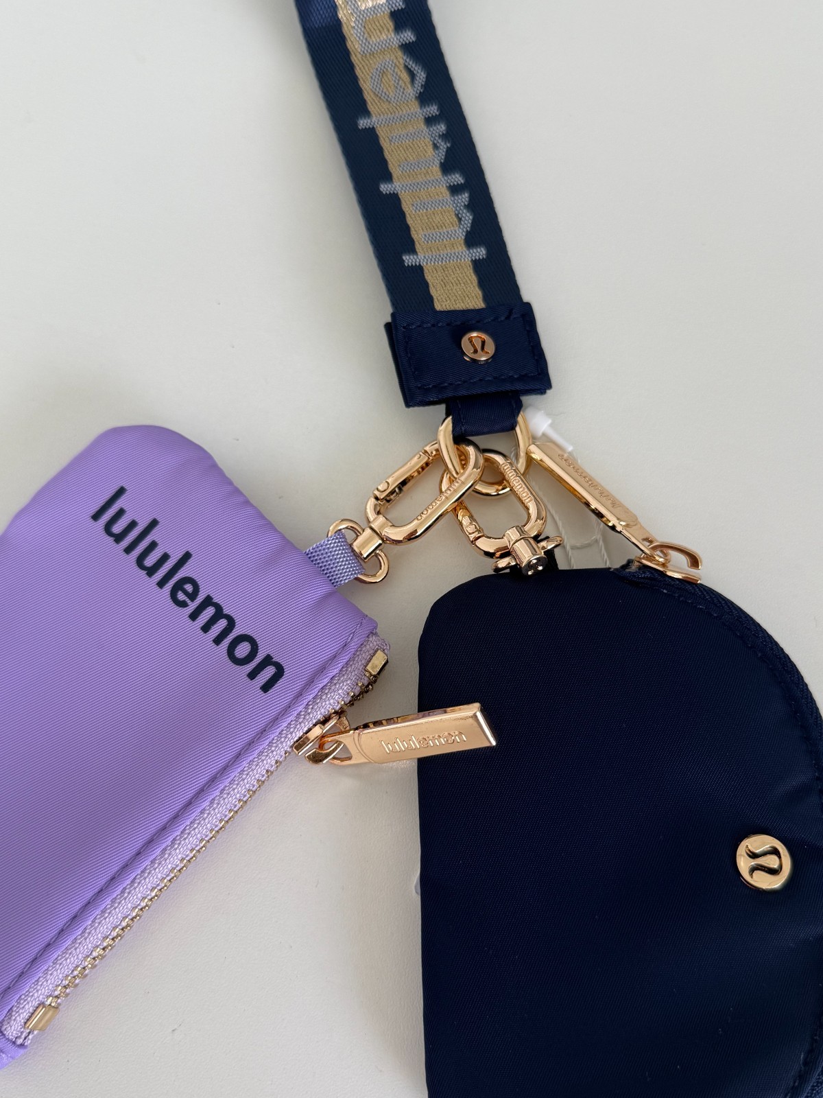 Lululemon Dual Pouch Wristlet Keychain