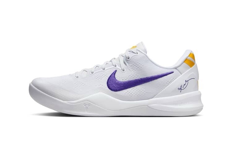 HF9550-100 NK Kobe 8 Protro Lakers Home Men’s Size 7-13
