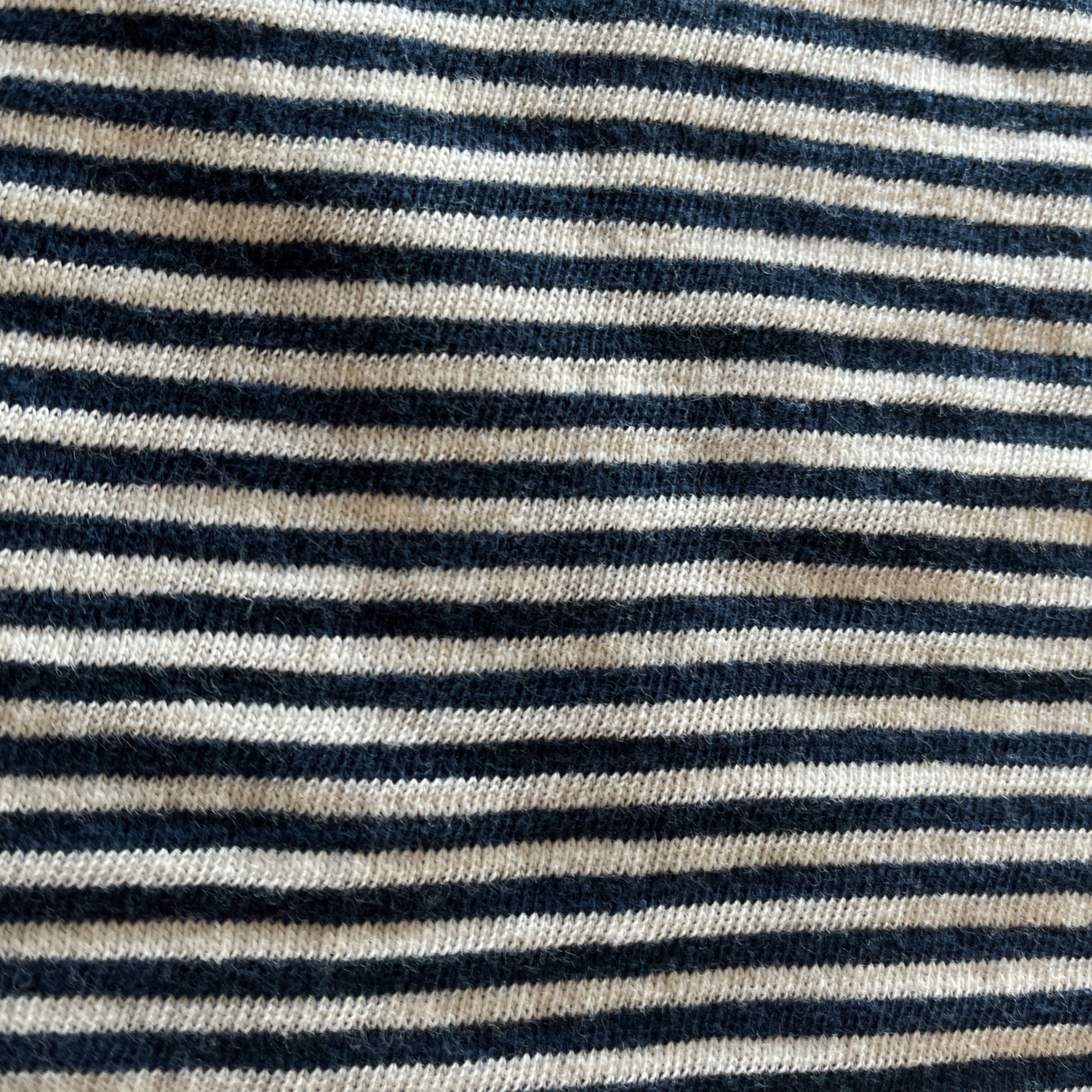 NWT Faherty Sz XXL Sunwashed Slub Muscle Tank Top Blue Stripe Organic Cotton