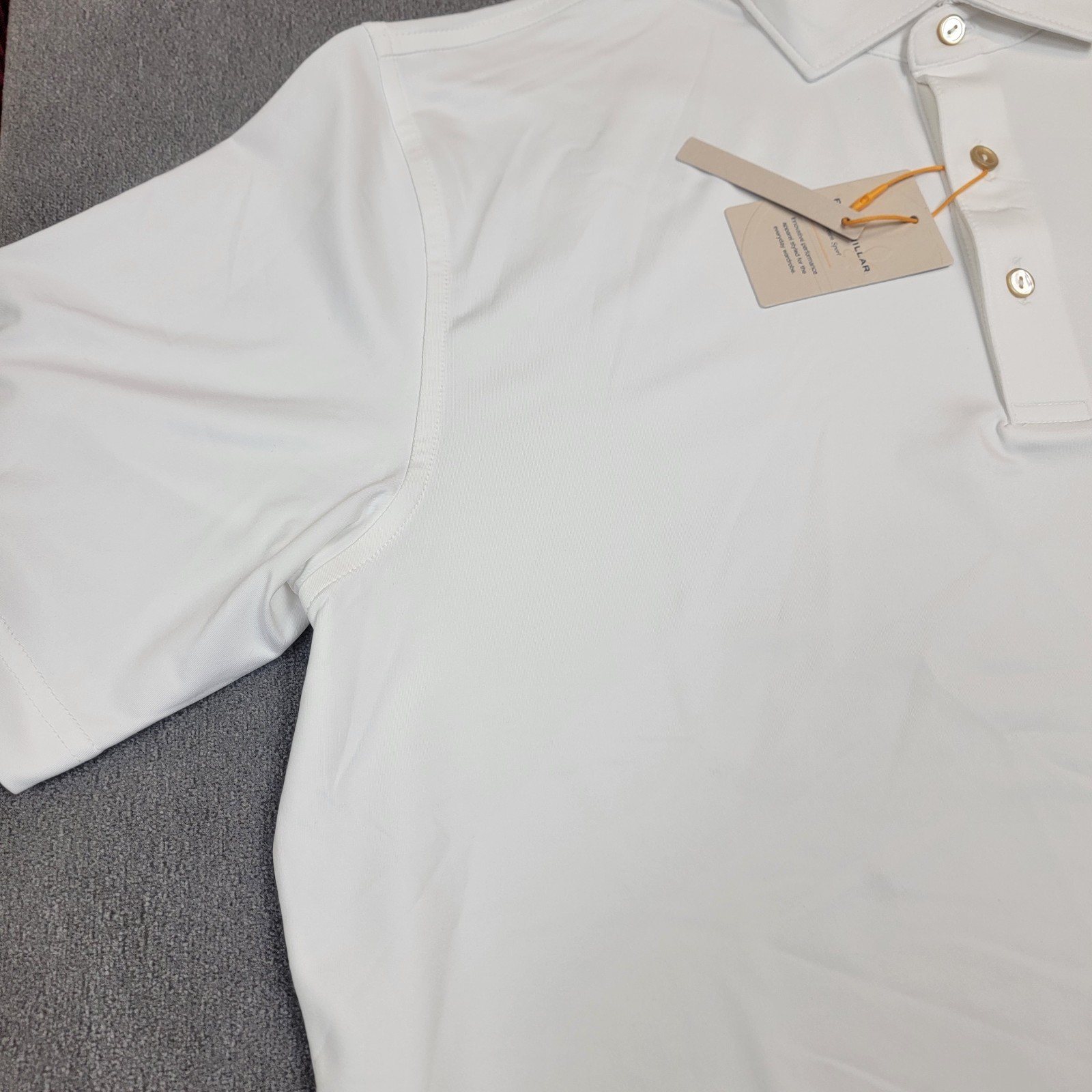 Peter Millar Summer Comfort ME0EK01S Shirt WHITE NEW 3RD PARTY JOLIE MEN’S L
