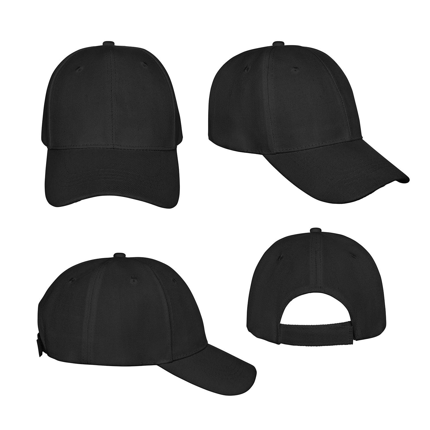 Balec Plain Baseball Cap Hat Adjustable Back