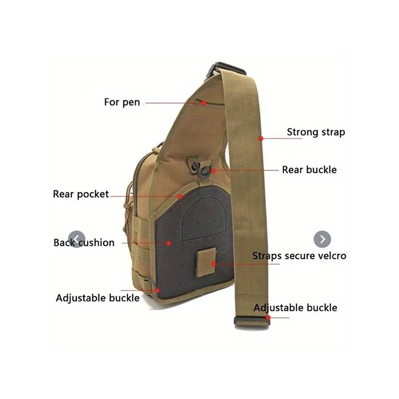 Chest Bag Tactical Sling Bag Crossbody Bags Outdoor Military Sport Travel Sho
