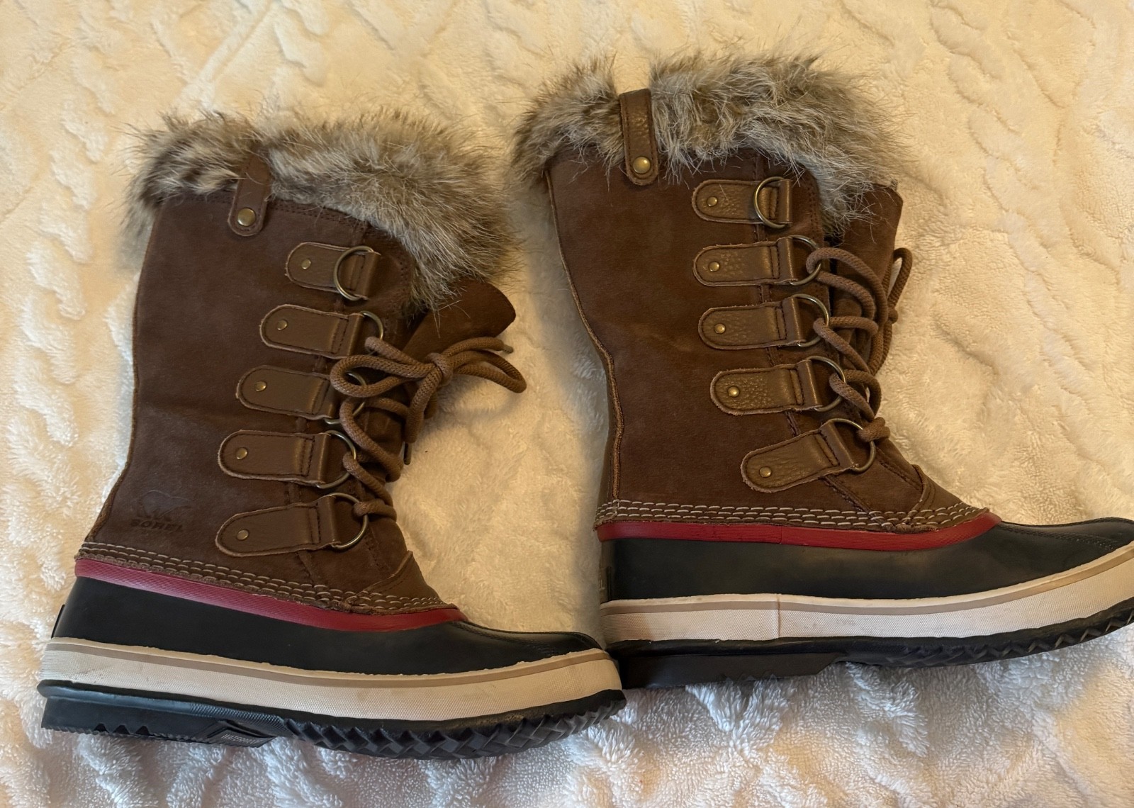 Sorel Joan of Arctic Boots for Women, Size 8-Brown