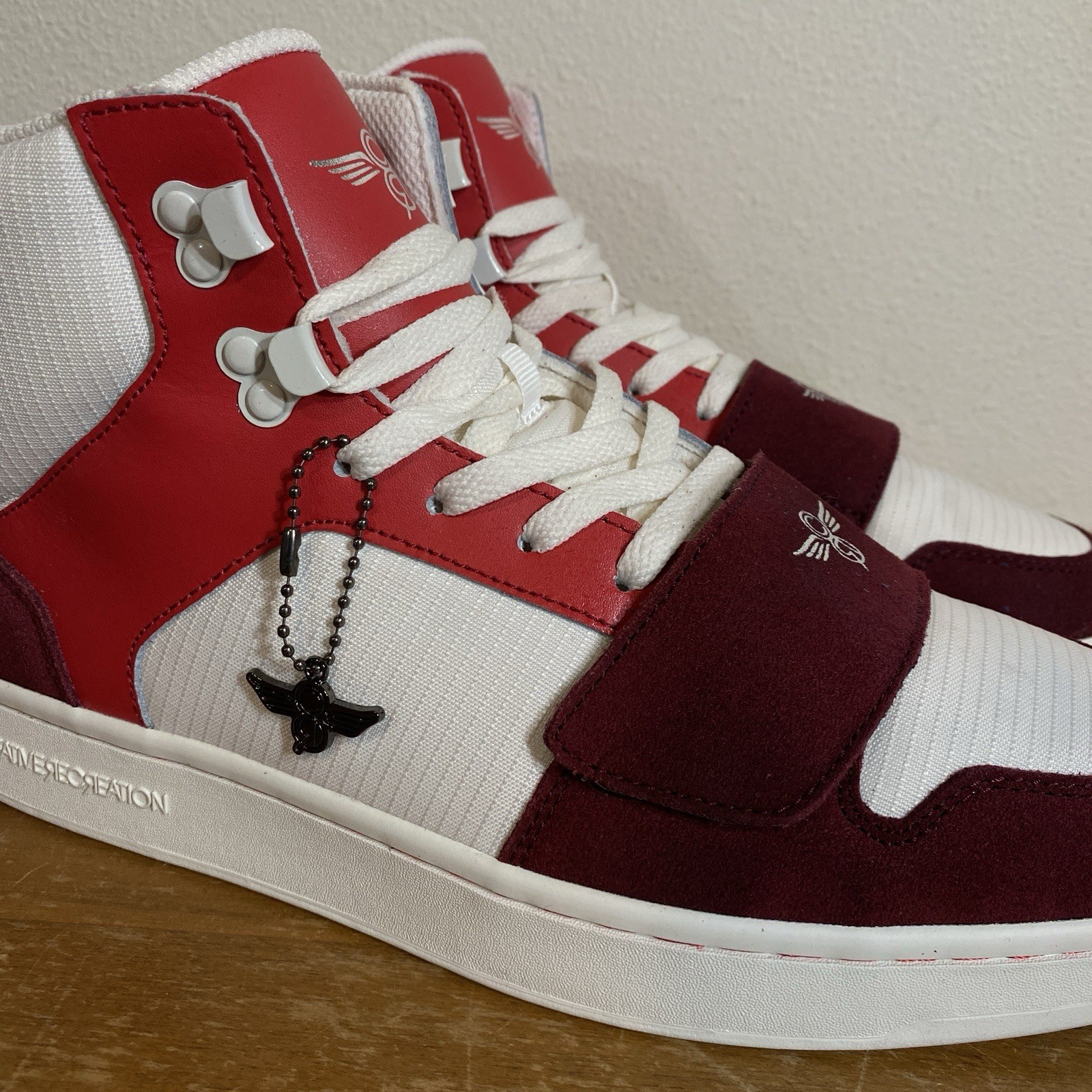 Creative Recreation Cesario High Top Sneaker Burgundy Suede Red – Size 10