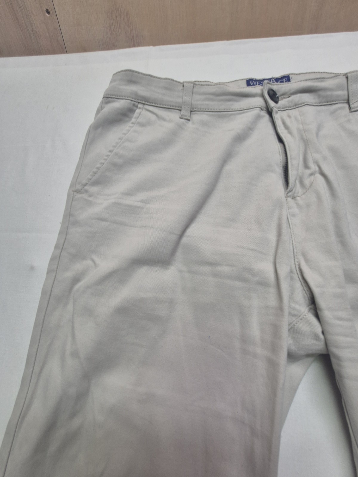 Westace Mens Chinos Trousers Beige Colour Straight W34/L32